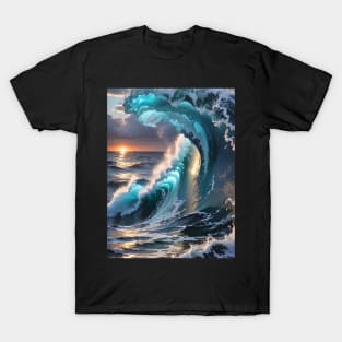 Best Vintage Surfing Waves T-Shirt